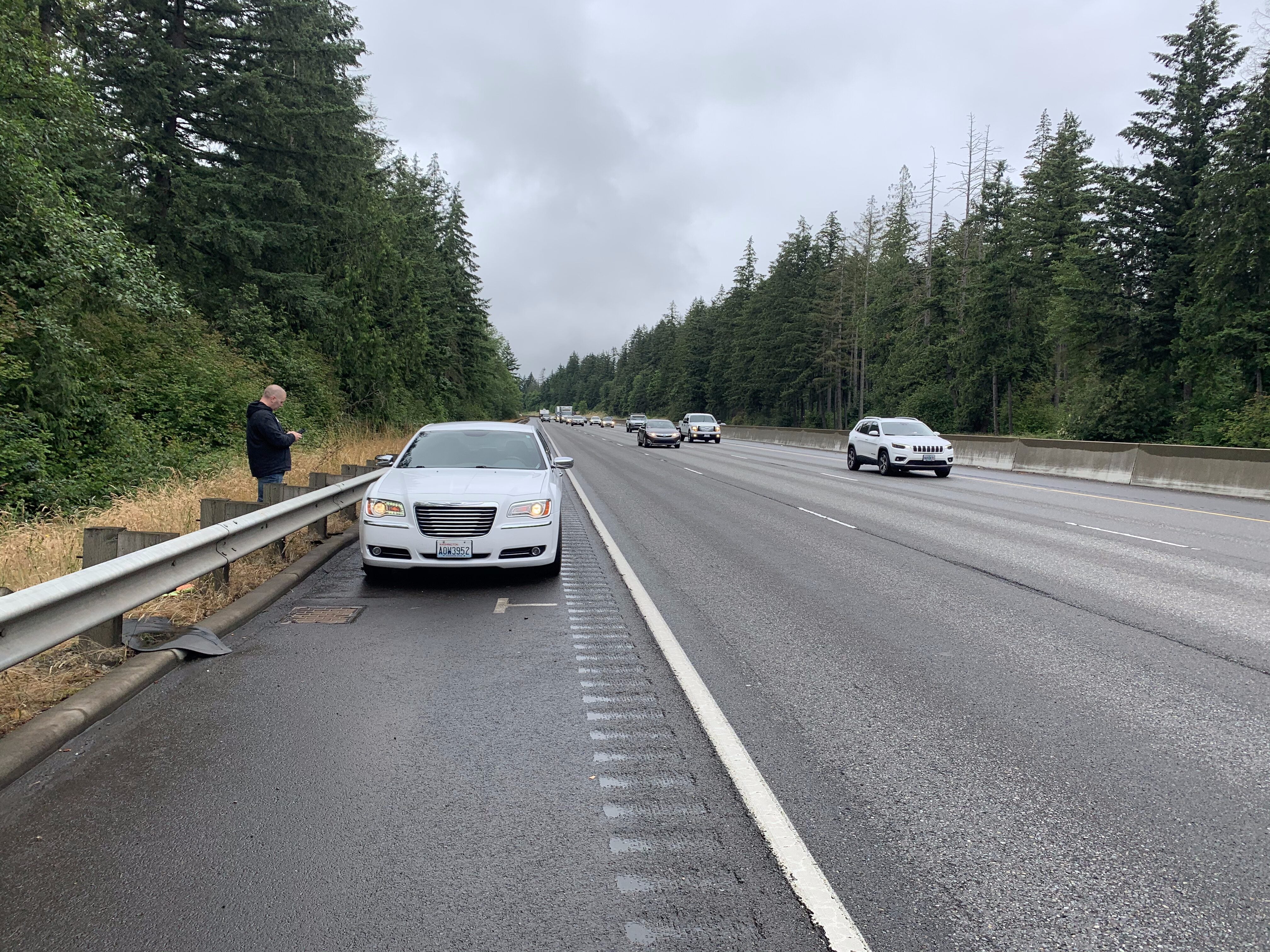 Season 2 James visits the location Logans car was abadoned rolling onto I5