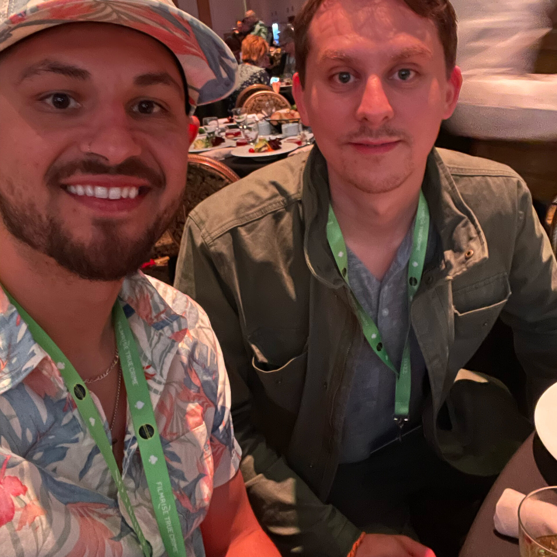 CrimeCon 2021 - James and Ethan at Clue Awards